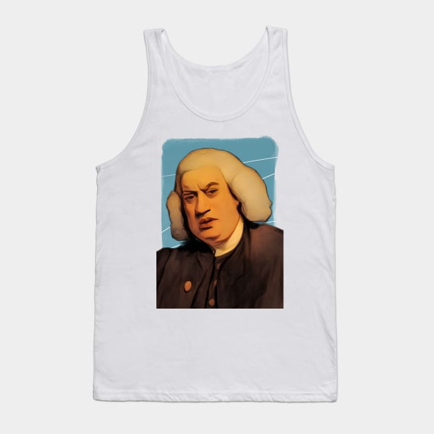 English writer Samuel Johnson illustration Tank Top by Litstoy 